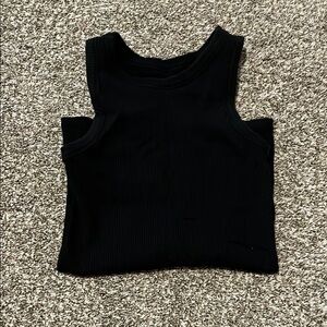 Black Sleeveless Top